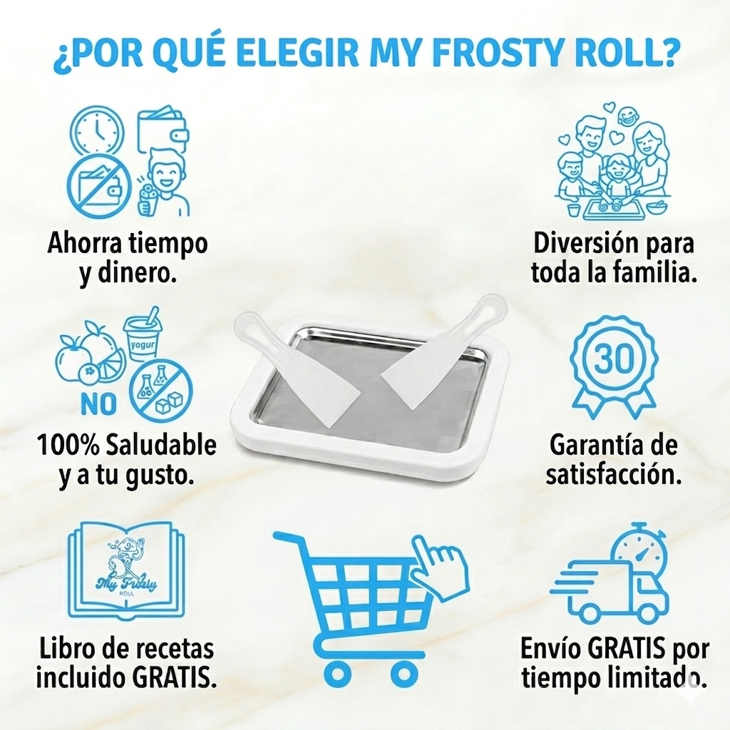 Plancha de Helados Enrollados Express