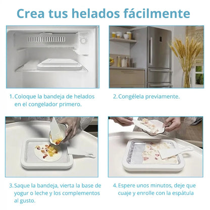 Plancha de Helados Enrollados Express